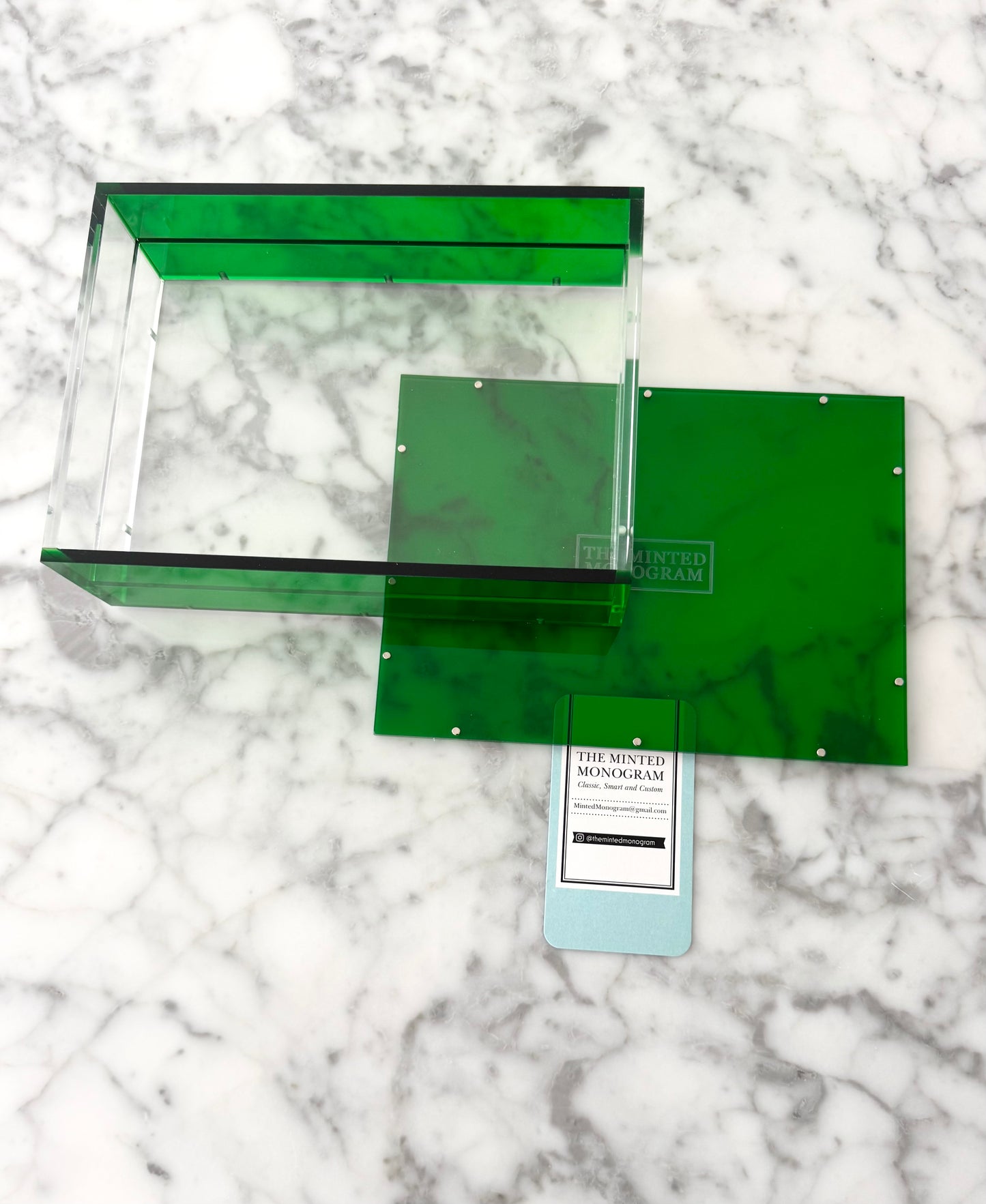 Dark Green Magnetic Acrylic Tray