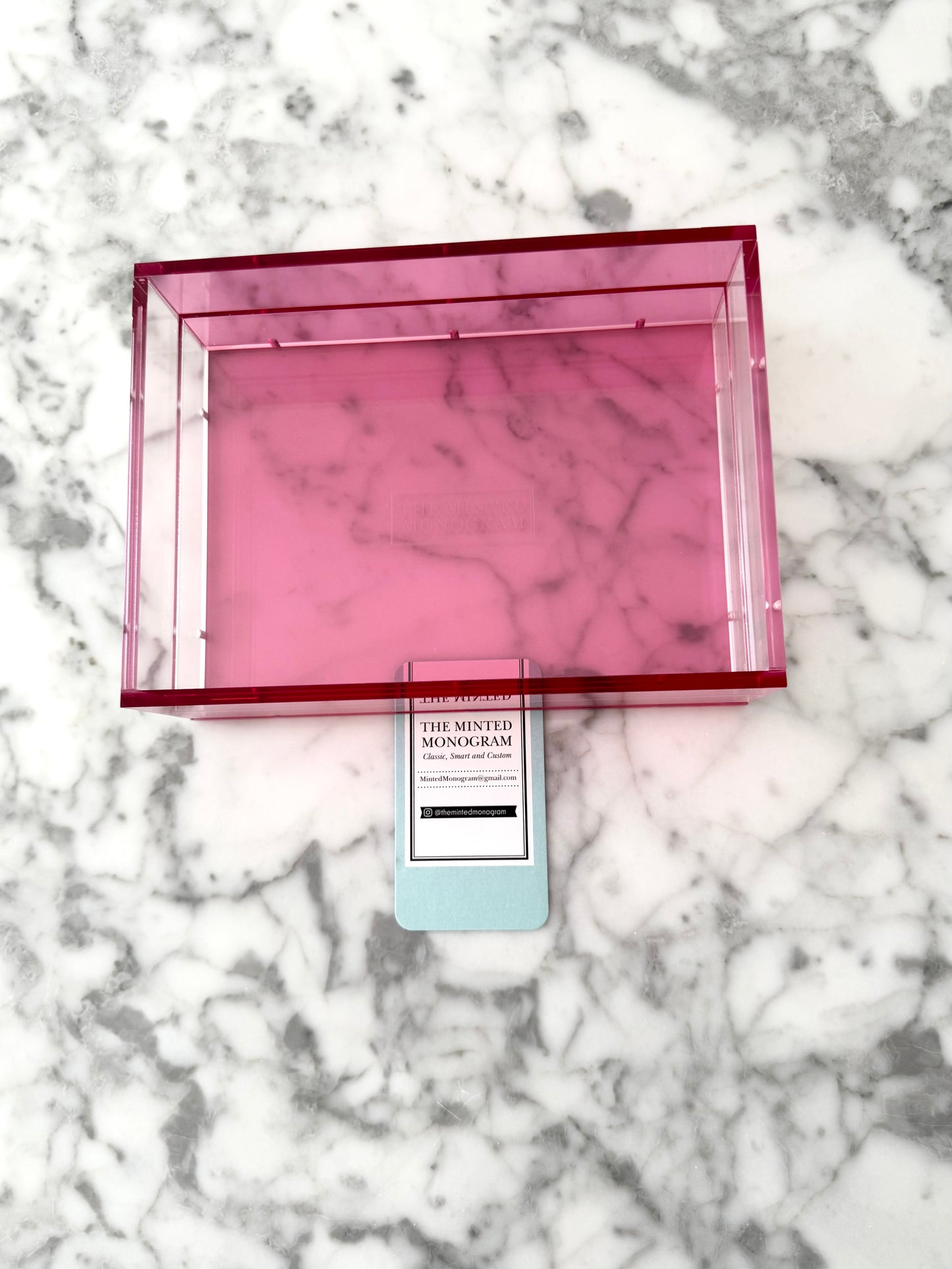 Light Pink Magnetic Acrylic Tray