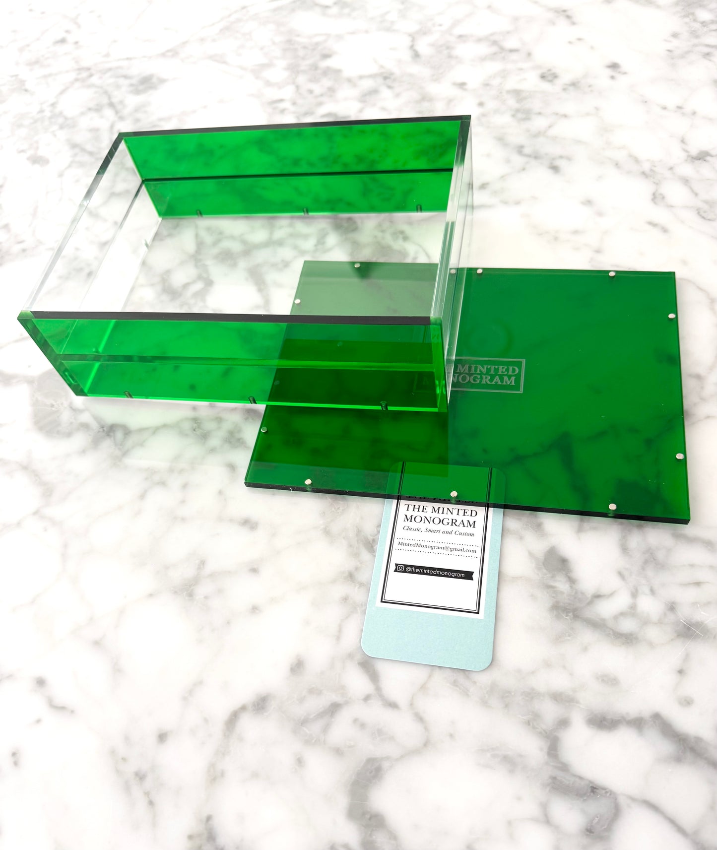 Dark Green Magnetic Acrylic Tray