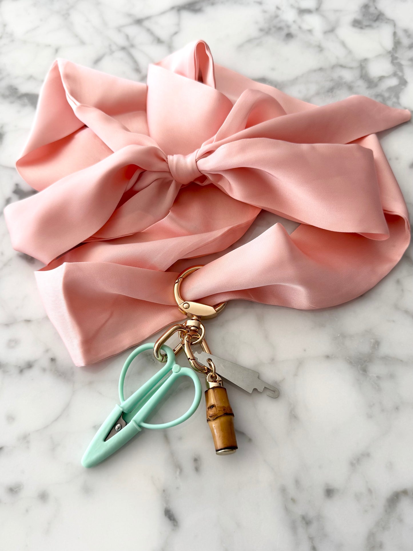Gold Scarf and accessory hardware for Snips and Needle Threader