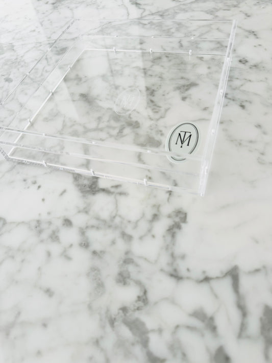*New Size* 8.25” Square Magnetic Acrylic Tray