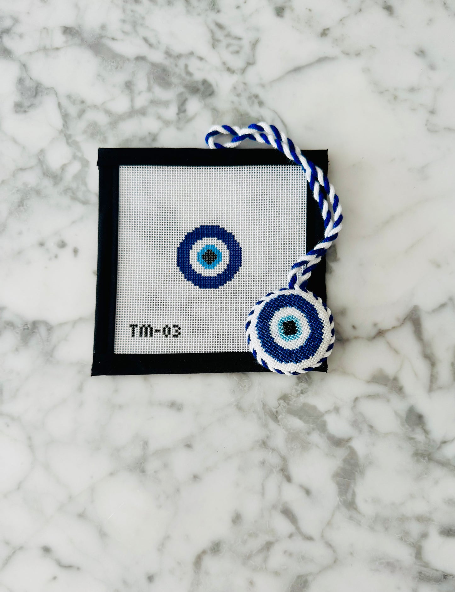 Mini Evil Eye Needlepoint Canvas