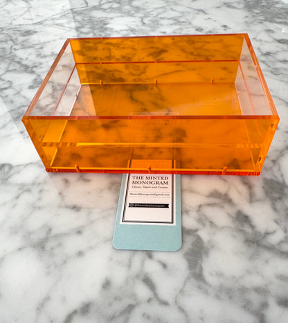 Orange Magnetic Acrylic Tray