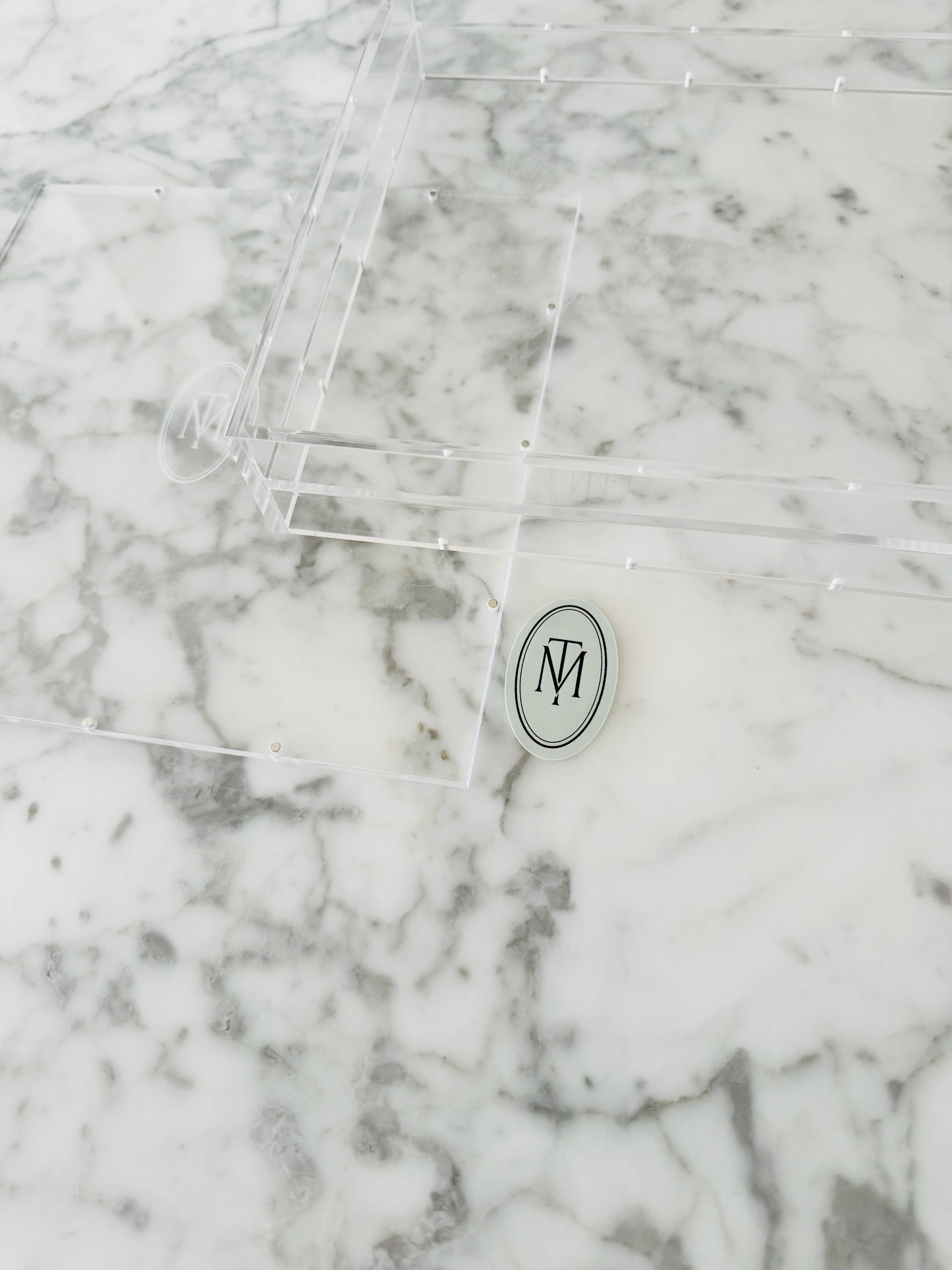 *New Size* 8.25” Square Magnetic Acrylic Tray