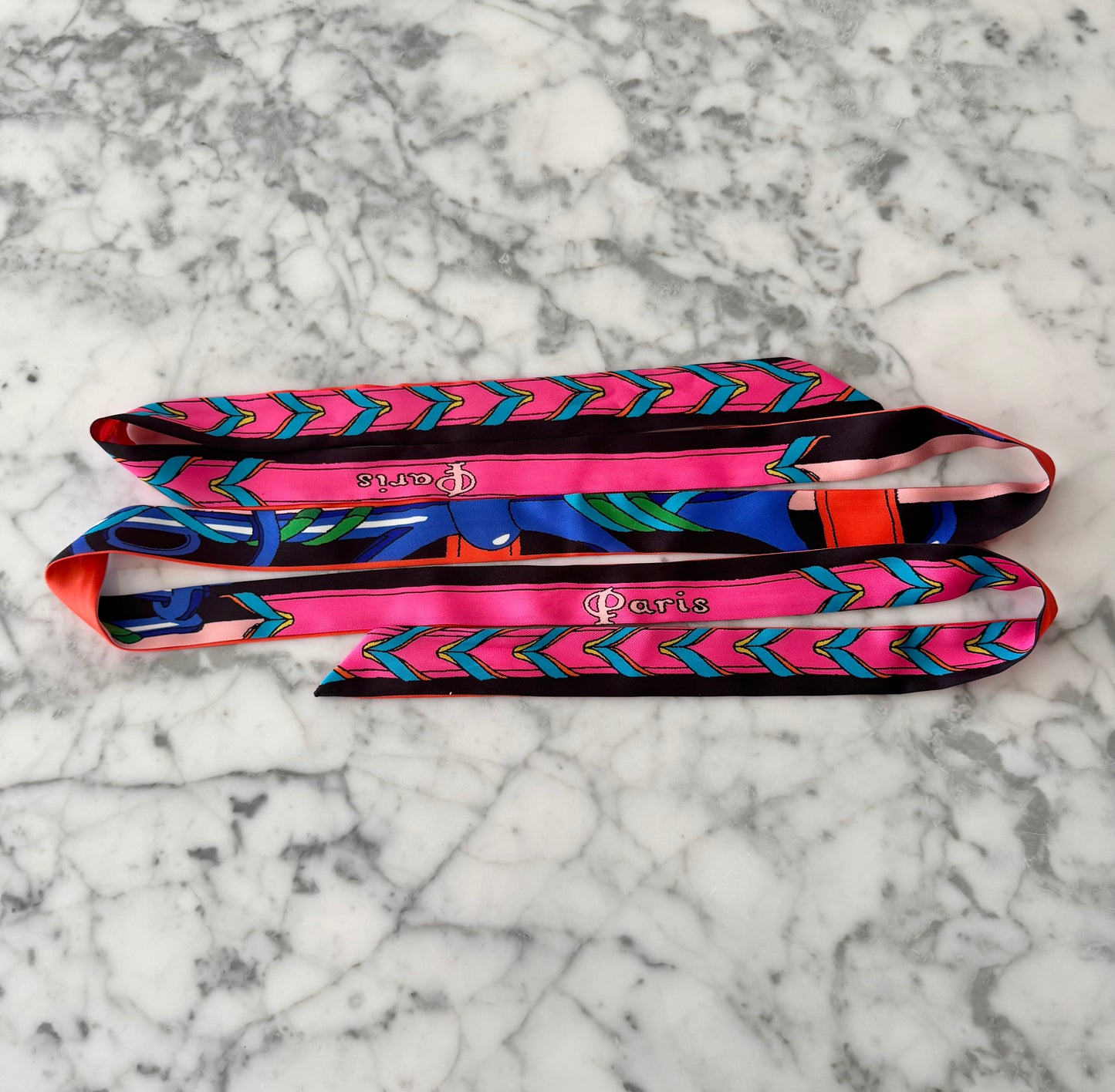 Pink and Orange 78” Scarf