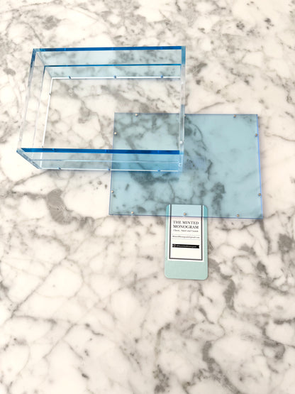 Light Blue Magnetic Acrylic Tray