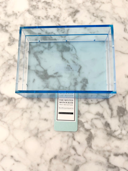 Light Blue Magnetic Acrylic Tray