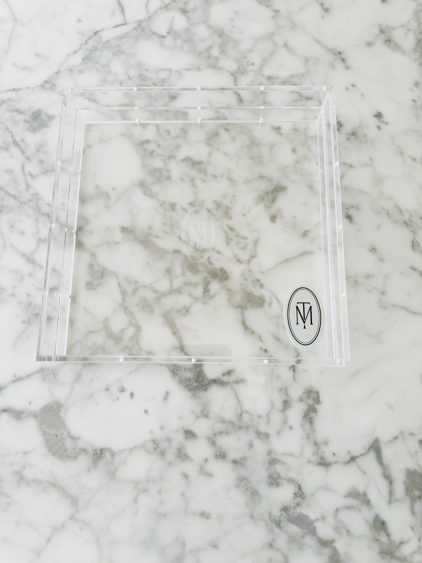 *New Size* 8.25” Square Magnetic Acrylic Tray