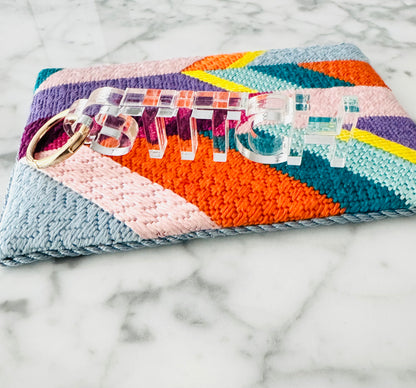 Acrylic STITCH Key Chain or Snip Fob