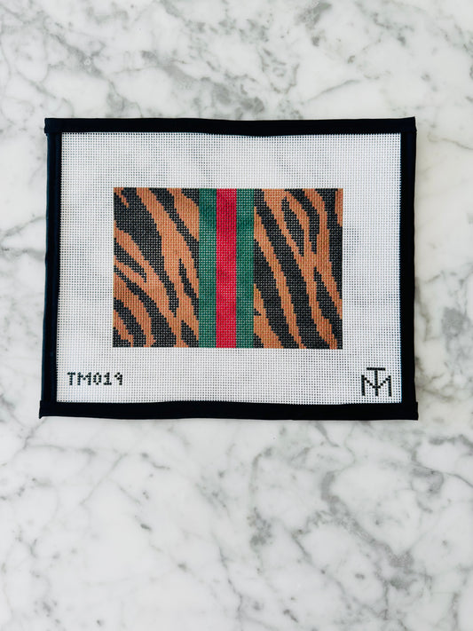 Tiger Print Designer Inspired Canvas