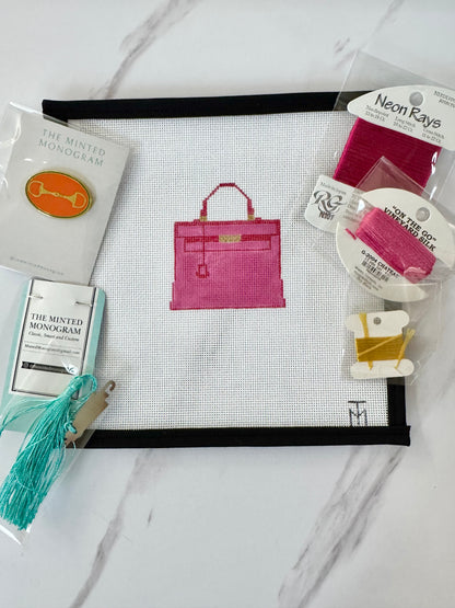 Designer Inspired purse kit Hot Pink